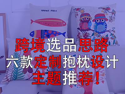 跨境選品思路，六款定制抱枕設(shè)計主題推薦！