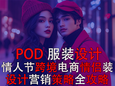POD服裝設(shè)計：情人節(jié)跨境電商情侶裝設(shè)計營銷策略全攻略