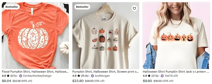 pod服裝定制的熱門(mén)主題之萬(wàn)圣節(jié)