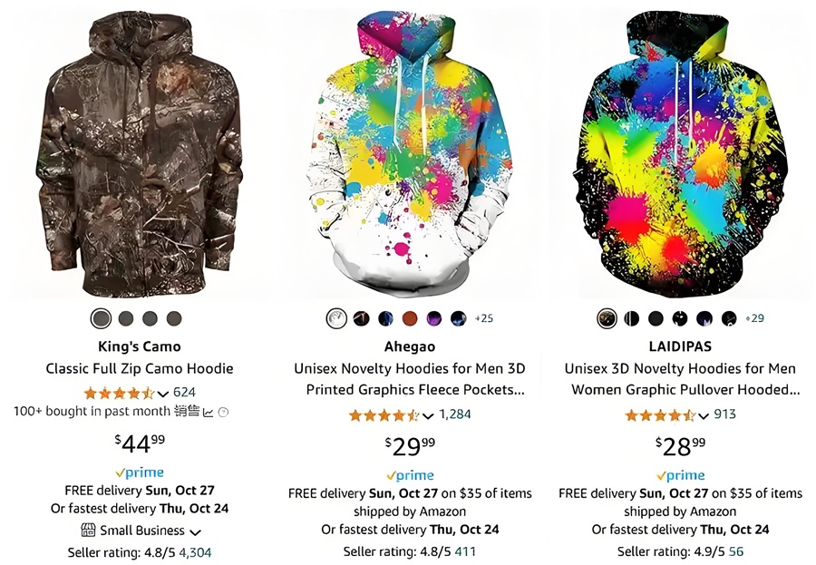 pod服裝定制的熱門(mén)主題之迷彩和扎染