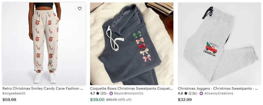 圣誕運(yùn)動(dòng)褲家居褲子設(shè)計(jì)主題之復(fù)古圣誕美學(xué)