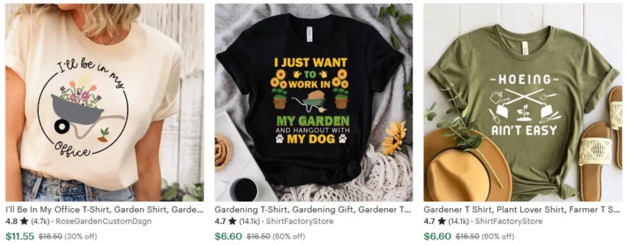 2025定制T恤設(shè)計(jì)方向之園藝